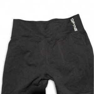 DFYNE Women's Black Athletic Shorts